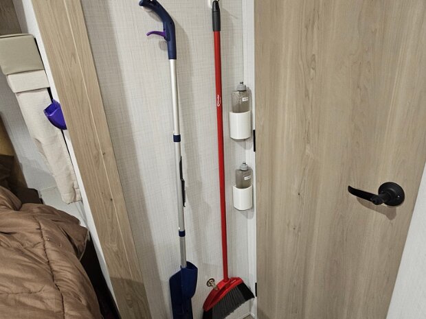Broom and Mop Storage