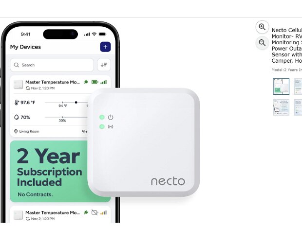 Necto Remote Temperature Sensor